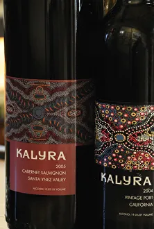 Selection of local wines Kalyra Winery Santa Barbara Selection of local wines Kalyra Winery Santa Barbara
