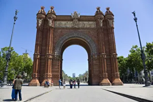 Spain, Catalonia, Barcelona, Arc del Triomf Spain, Catalonia, Barcelona, Arc del Triomf
