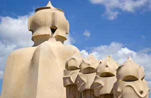 Spain, Catalonia, Barcelona, La Pedrera Spain, Catalonia, Barcelona, La Pedrera