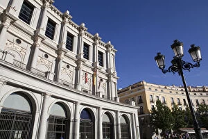 Images Dated 19th August 2014: Spain, Madrid, The rear of the Teatro Real Opera House in the Plaza de Oriente
