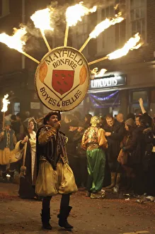 Tthe annual bonfire night parade held in Lewes, East Sussex Tthe annual bonfire night parade held in Lewes, East Sussex