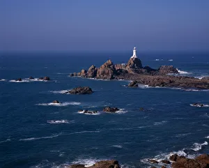 UNITED KINGDOM, Channel Islands, Jersey St Brelade. Corbiere Lighthouse UNITED KINGDOM, Channel Islands, Jersey St Brelade. Corbiere Lighthouse