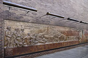 USA, New York, FDNY Memorial Wall at Ground Zero USA, New York, FDNY Memorial Wall at Ground Zero