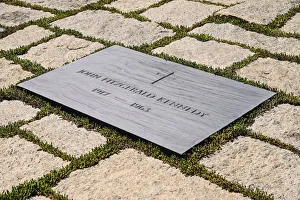 USA, Washington DC, Arlington National Cemetery, Grave of President JF Kennedy USA, Washington DC, Arlington National Cemetery, Grave of President JF Kennedy