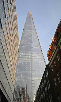 Images Dated 10th May 2013: View upto the Shard at dusk London England