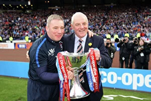 Ally McCoist Collection: Ally McCoist and Walter Smith