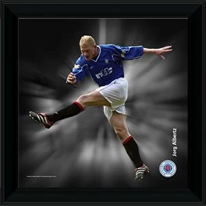 Framed Products Previous Seasons Collection: Jorg Albertz Framed Dynamic Action Print