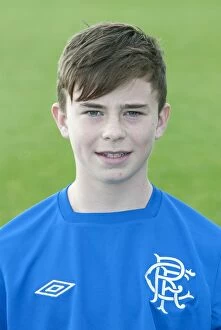 Football Head Shot Youths Collection: Murray Park: Nurturing Young Football Talent - Lewis Robertson, Rangers U13s