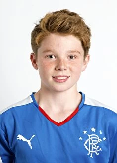 Football U15 Head Shot Collection: Nurturing Young Stars: Jordan O'Donnell's Journey from Rangers U10s to Scottish Cup Winner