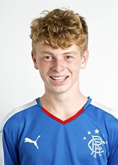Football U15 Head Shot Collection: Rangers FC: Grooming Champions - Young Star Jordan O'Donnell's Journey to Scottish Cup Victory