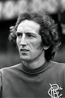 Images Dated 1st August 1975: Rangers Football Club: Eric Morris at Historic Premier Division Photocall