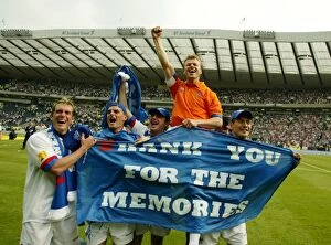 Ronald De Boer Collection: Rangers Secure 1-0 Victory Over Dundee (31/05/03)