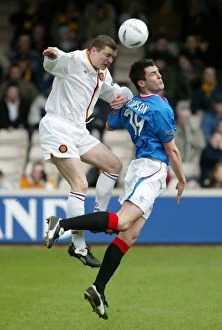 Steven Thompson Collection: Rangers Secure Narrow Win Against Motherwell: 04/04/04 SPL Game (Motherwell 0-1 Rangers)