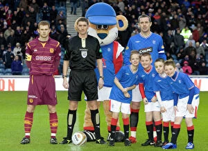 Images Dated 19th January 2007: Rangers Thrilling 6-1 Victory Over Motherwell at Ibrox Stadium: Mascots in Action