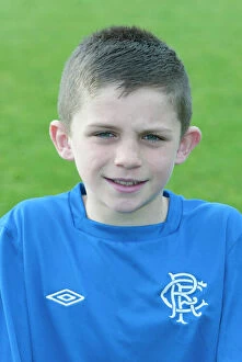 Football Head Shot Youths Collection: Rangers U11 Soccer Team: Young Faces of Determination at Murray Park