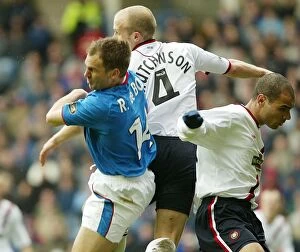 Ronald De Boer Collection: Rangers Unstoppable 4-0 Victory over Dundee (20/03/04)