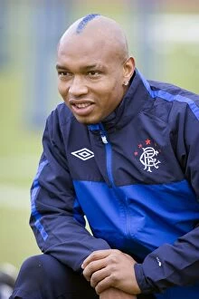Rangers Players Collection: Soccer - Europa League Round of 32 - Rangers v Sporting Lisbon - Rangers Training - Murray Park