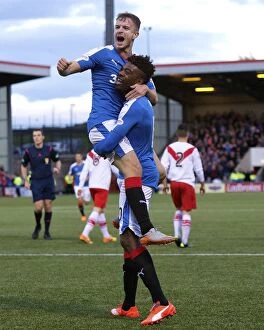 Images Dated 26th August 2015: Soccer - The League Cup - Round Two - Airdrieonians v Rangers - Excelsior Stadium