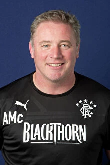 Ally McCoist Collection: Soccer- Rangers Management / Coaching Staff Head Shot - Murray Park