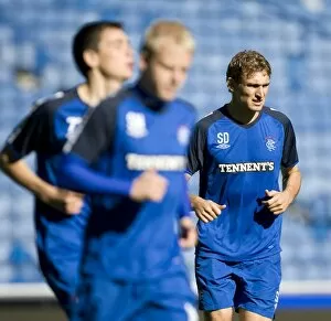 Rangers Players Collection: Soccer - Rangers Training - Ibrox