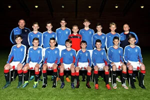 Images Dated 23rd October 2015: Soccer - Rangers U14 Team Picture - Murray Park