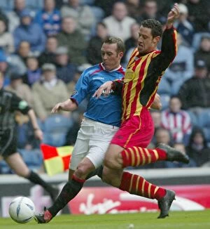 Partick Thistle Collection: Unforgettable: Rangers Clinch SPL Title with Epic 2-0 Victory over Partick Thistle (April 17, 2004)