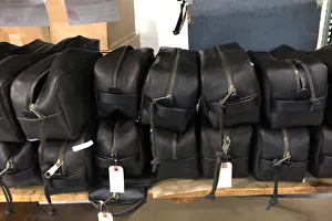 Assembled bags ready for delivery are on display at the Naples Florida factory of Assembled bags ready for delivery are on display at the Naples Florida factory of