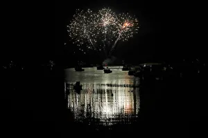 Boats are silhouetted as fireworks explode marking Independence Day in Stonington, Maine Boats are silhouetted as fireworks explode marking Independence Day in Stonington, Maine