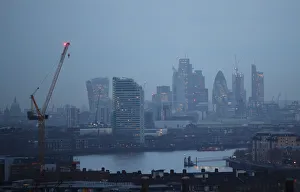 The City of London financial district is seen during early morning mist from Greenwich The City of London financial district is seen during early morning mist from Greenwich