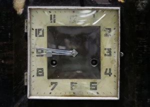 A classic wooden clock is seen at a workshop in Colombo A classic wooden clock is seen at a workshop in Colombo