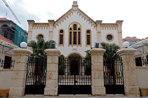 The facade of Maghen Abraham, Beiruts synagogue, in downtown Beirut The facade of Maghen Abraham, Beiruts synagogue, in downtown Beirut