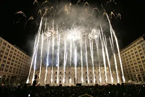 Fireworks explode over the Government Palace in Santiago as Chile marks the bicentenary Fireworks explode over the Government Palace in Santiago as Chile marks the bicentenary