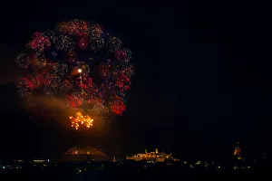 Fireworks explode over the town of Victoria on the Maltese island of Gozo during celebrations Fireworks explode over the town of Victoria on the Maltese island of Gozo during celebrations