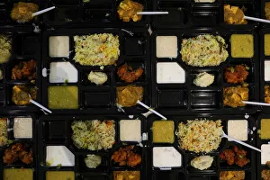 Food prepared for Iftar at the GuruNanak Darbar Sikh temple Food prepared for Iftar at the GuruNanak Darbar Sikh temple