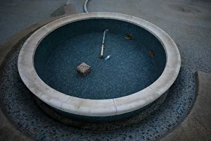 Empty fountains are seen in Adderley Street in central Cape Town Empty fountains are seen in Adderley Street in central Cape Town