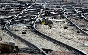French state-owned railway company SNCF tracks are seen at Montparnasse train station in French state-owned railway company SNCF tracks are seen at Montparnasse train station in