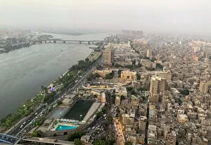 Images Dated 26th September 2019: A general view of buildings by the Nile River in Cairo