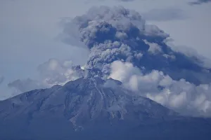 A general view of Calbuco volcano spewing ash and smoke near Puerto Varas A general view of Calbuco volcano spewing ash and smoke near Puerto Varas
