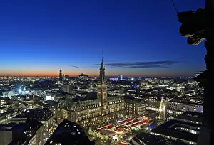 A general view of the Christmas market in front of the historical town hall in Hamburg A general view of the Christmas market in front of the historical town hall in Hamburg