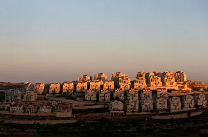 Images Dated 7th February 2017: General view of houses of the Israeli settlement of Efrat, in the occupied West Bank