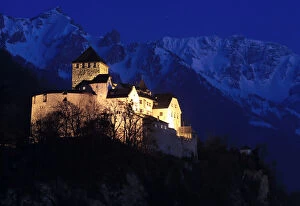 Images Dated 14th October 2013: A general view shows Vaduz Castle in Liechtensteins capital Vaduz