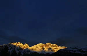 The Groste mountain is seen at the sunset before the start of the mens World Cup The Groste mountain is seen at the sunset before the start of the mens World Cup