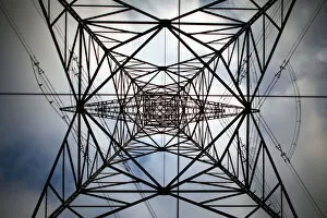 Images Dated 7th November 2006: A high-voltage power line tower is seen near Berlin