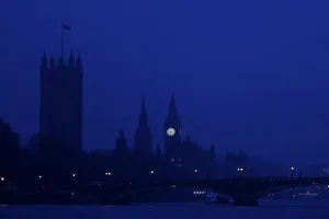 The Houses of Parliament are seen in early morning mist in central London The Houses of Parliament are seen in early morning mist in central London
