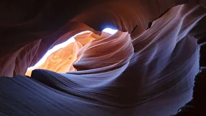 Inside view of Antelope canyon near Page, Arizona Inside view of Antelope canyon near Page, Arizona