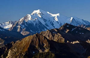 Images Dated 23rd September 2019: The Mont-Blanc is pictured from Les Diablerets