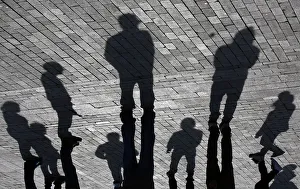 People play hacky sack on Manezhnaya Square near the Kremlin on a sunny afternoon People play hacky sack on Manezhnaya Square near the Kremlin on a sunny afternoon