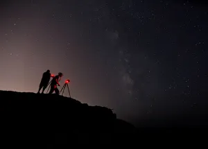 Photographers take pictures of stars and the Milky Way at Rdum il-Qammieh Photographers take pictures of stars and the Milky Way at Rdum il-Qammieh