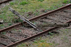 New Gallery: Railway tracks are seen at a marshalling yard in Sotteville-Les-Rouen