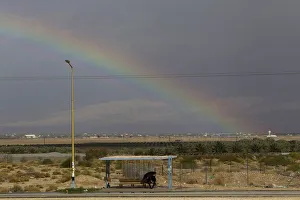 A rainbow appears near the West Bank city of Jericho A rainbow appears near the West Bank city of Jericho